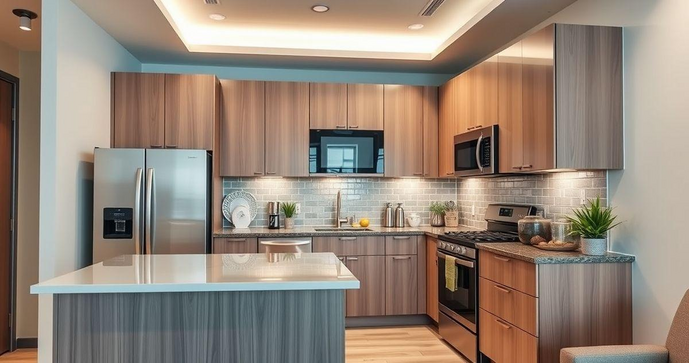 Móveis planejados para cozinha de apartamento que otimizam espaço e estilo Móveis planejados para cozinha de apartamento que otimizam espaço e estilo