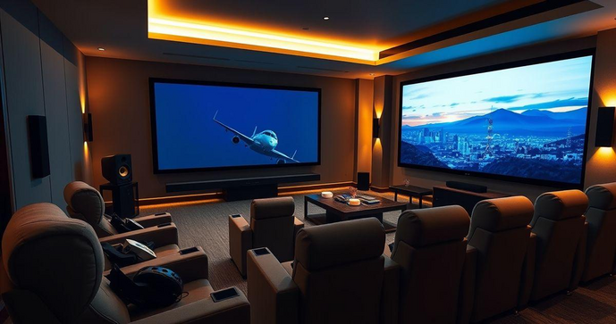 O Home Theater Planejado Perfeito para Seu Espaço O Home Theater Planejado Perfeito para Seu Espaço